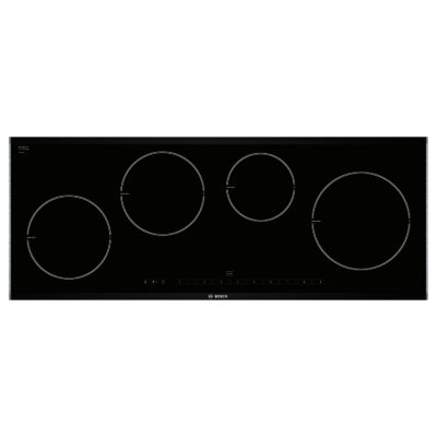 Bosch Logixx PIE975N14E 90cm Induction Hob with Stainless Steel Trim Bosch Logixx PIE975N14E 90cm Induction Hob with Stainless Steel Trim